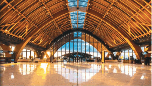 SMX-style convention hall interior